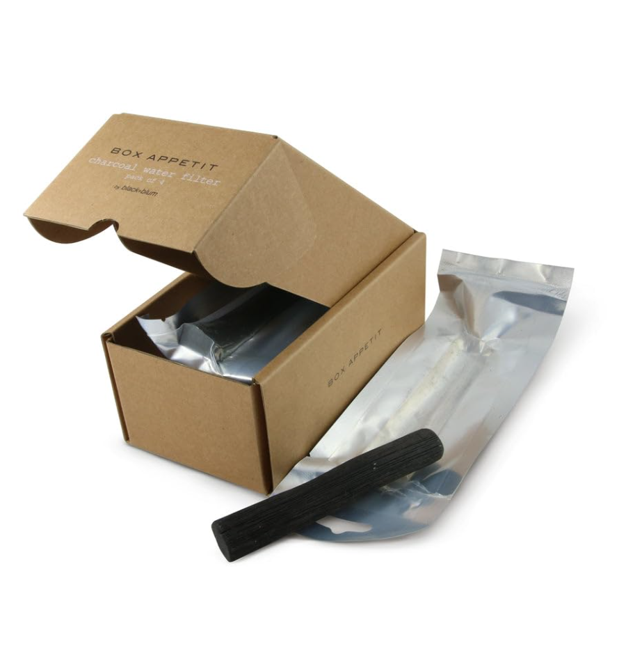 BLACK + BLUM Charcoal Water Filter Sticks (4-Piece Set)