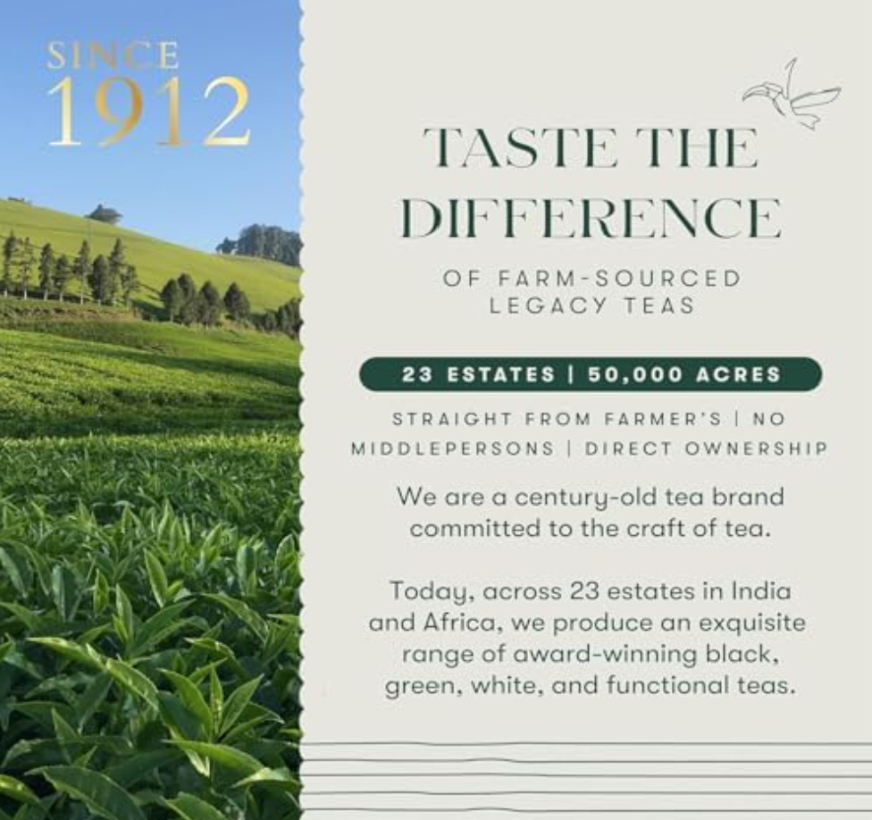 LUXMI Estates Organic Ashwagandha Turmeric Tea