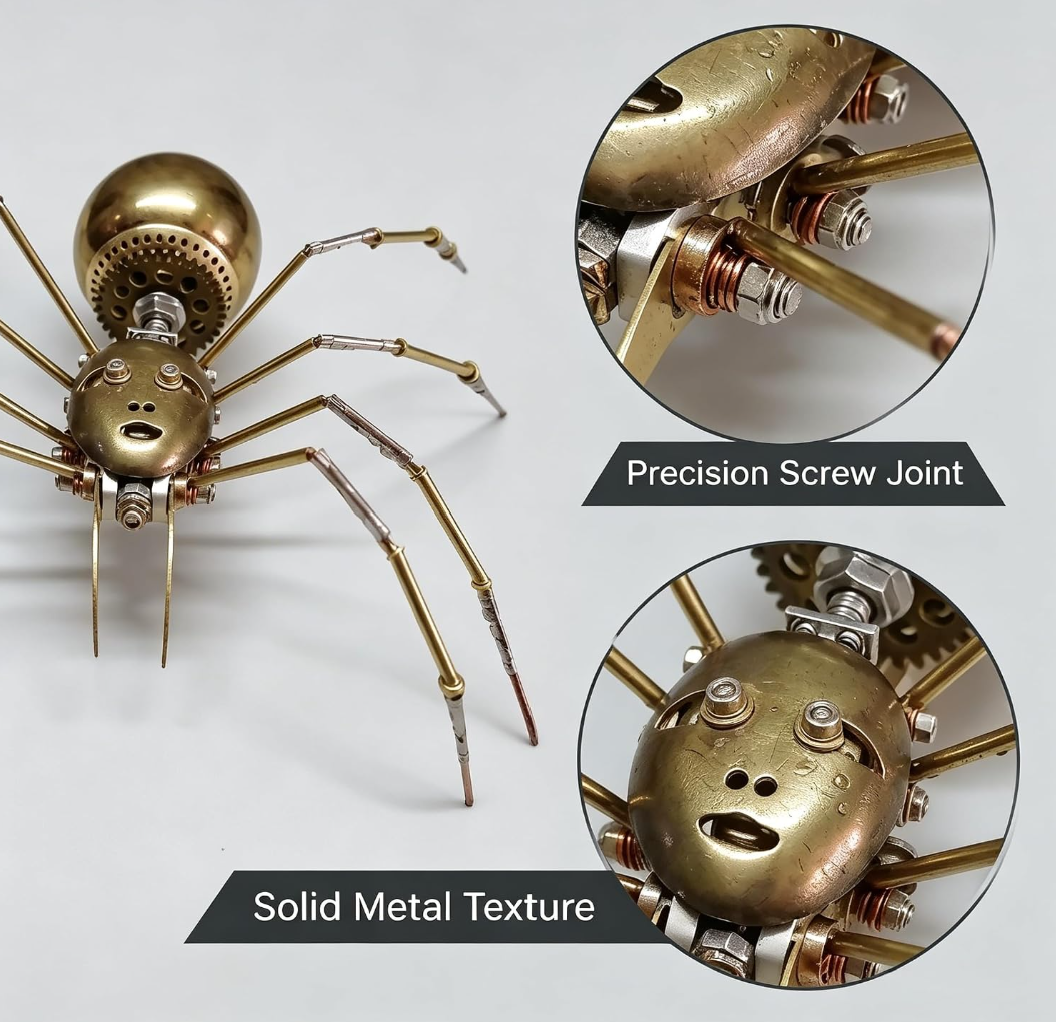 Lovewenying Ghost Spider 3D Metal Model Kit
