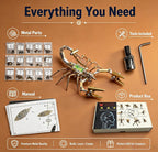 Lovewenying Leveling Scorpion 3D Metal Puzzle Kit