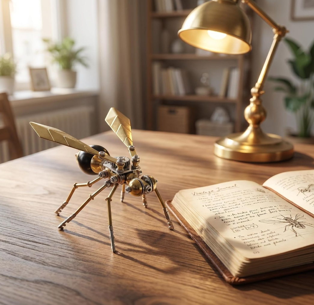 Lovewenying Steampunk Hornet 3D Metal Puzzle