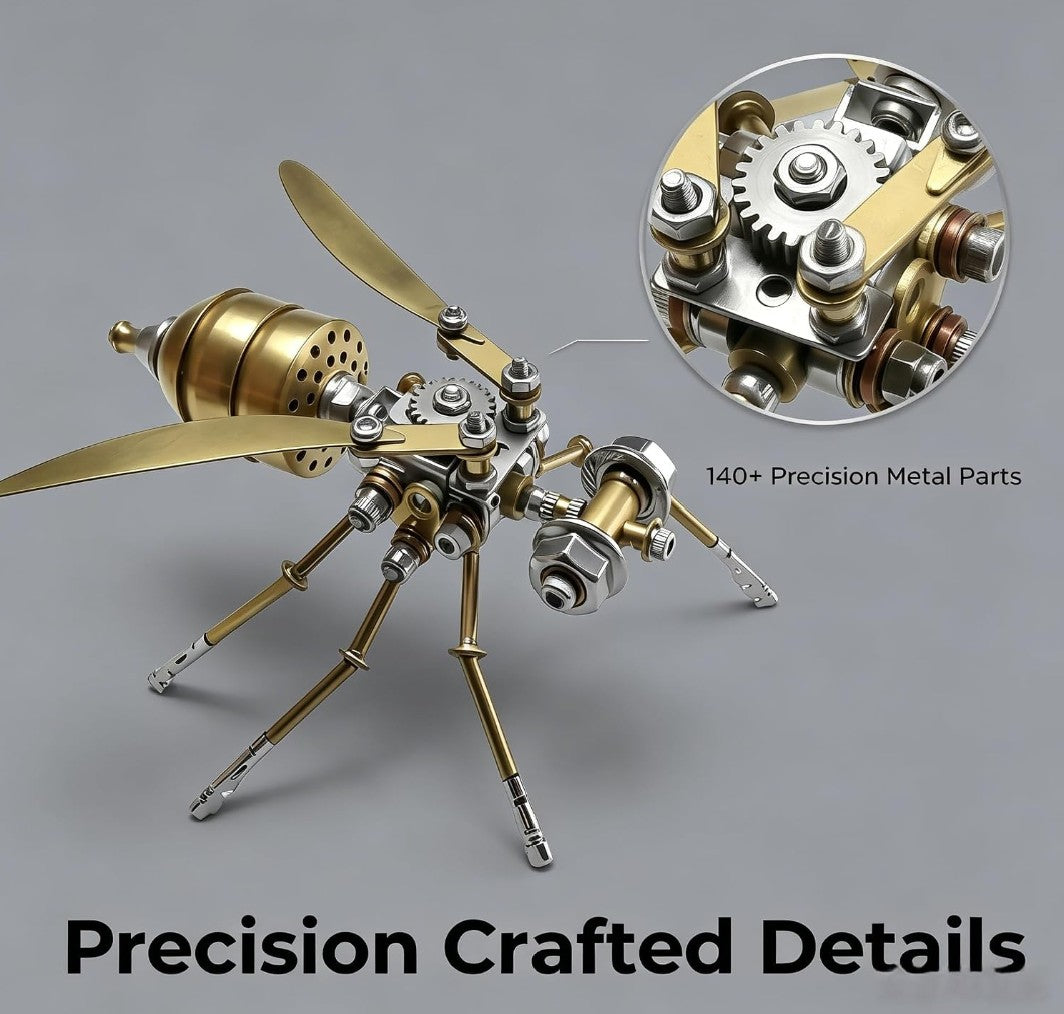Lovewenying Steampunk Vespa 3D Metal Puzzle