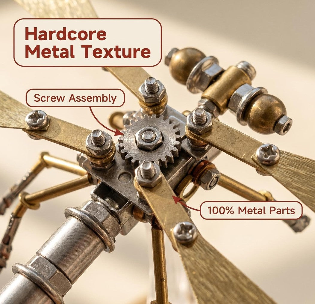 Lovewenying Ujinensis Dragonfly 3D Metal Puzzle Kit