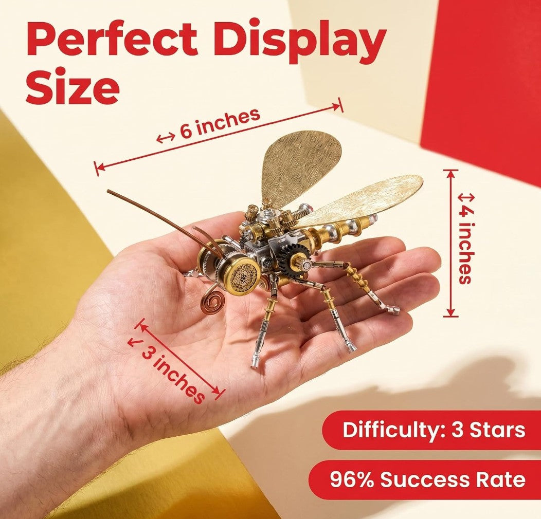 Lovewenying Steampunk Butterfly-HD5 3D Metal Puzzle