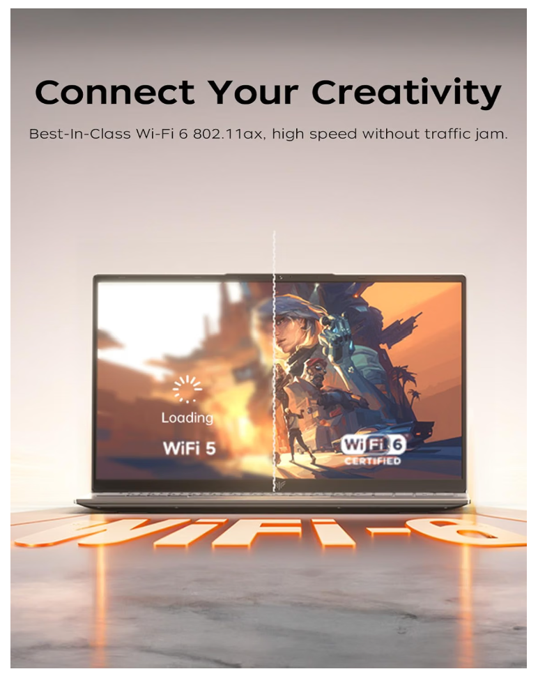 KAIGERR LX15PRO 15.6-Inch Light Gaming Laptop