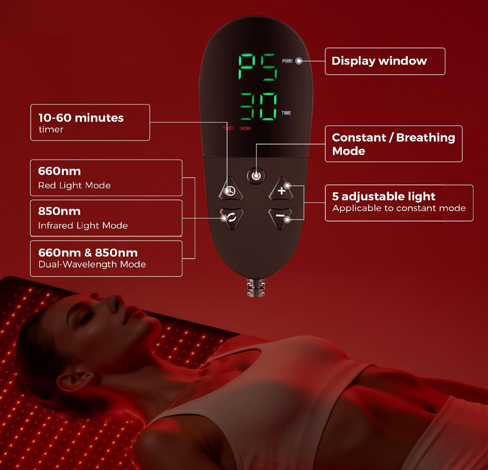 Infrared Red Light Therapy Mattress