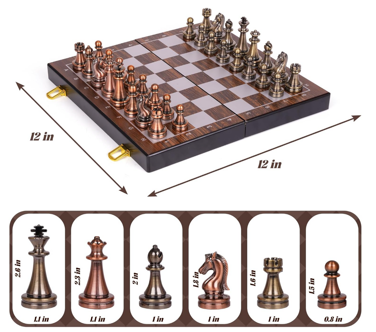 Agirlgle Magnetic Travel Chess Set