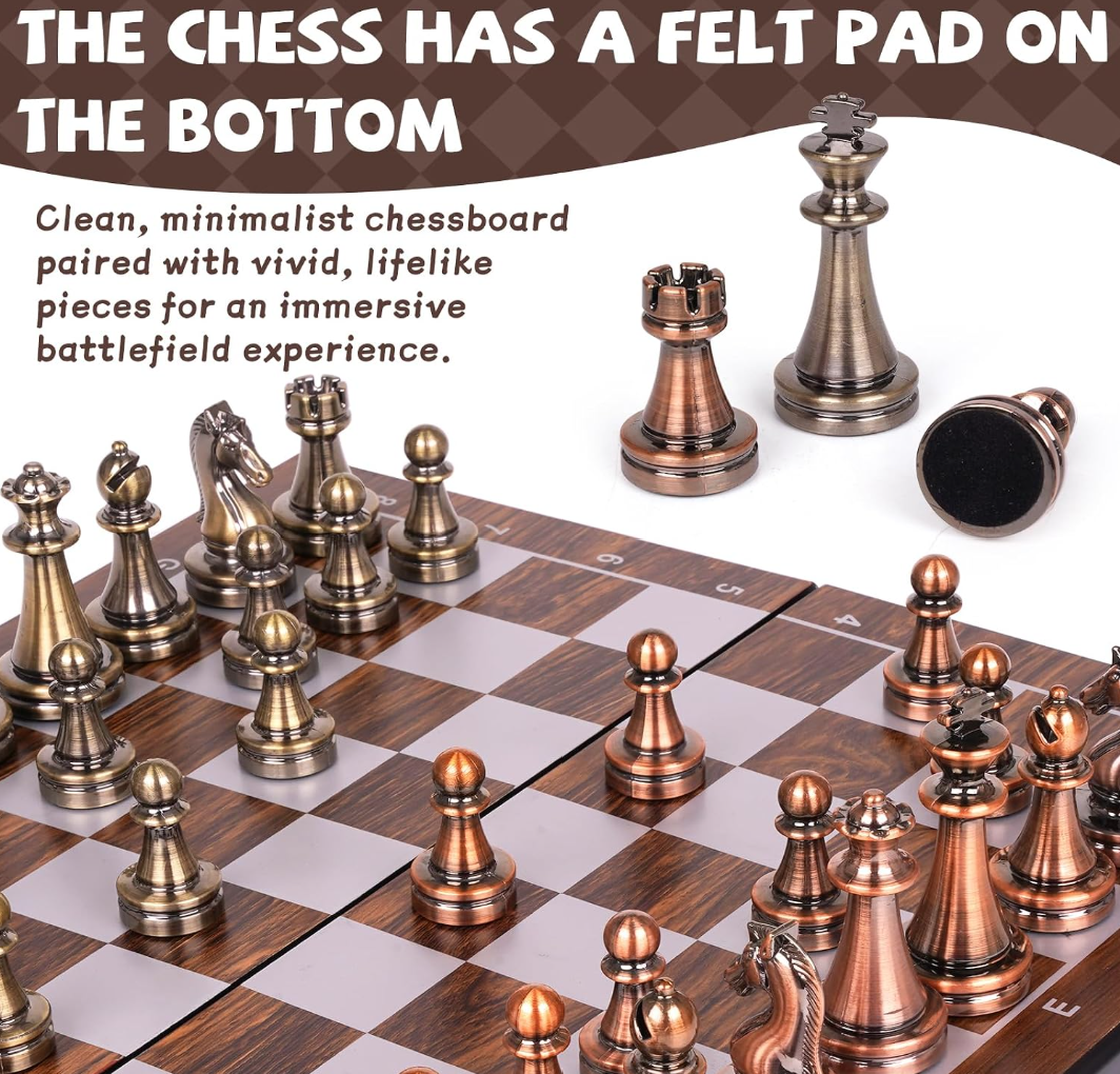 Agirlgle Magnetic Travel Chess Set