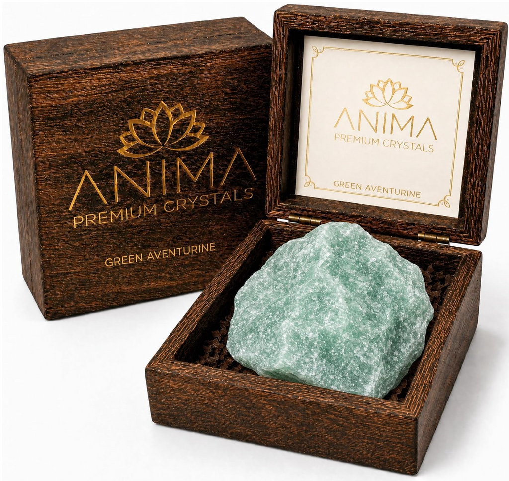 Anima® Large Raw Green Aventurine Crystal