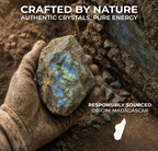 Anima® Large Raw Madagascar Labradorite Crystal