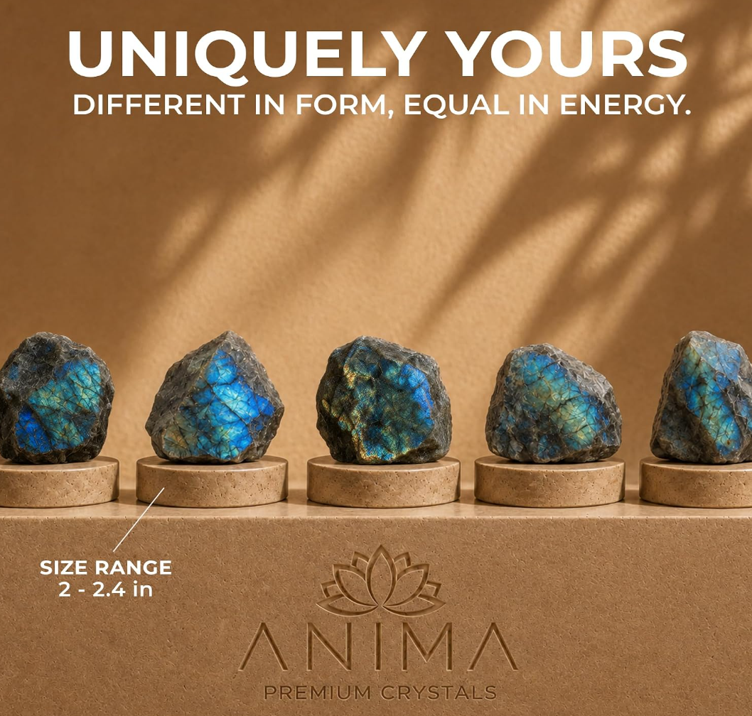 Anima® Large Raw Madagascar Labradorite Crystal