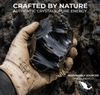 Anima® Large Raw Natural Obsidian Crystal