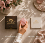 Anima® Large Raw Madagascar Rose Quartz Crystal
