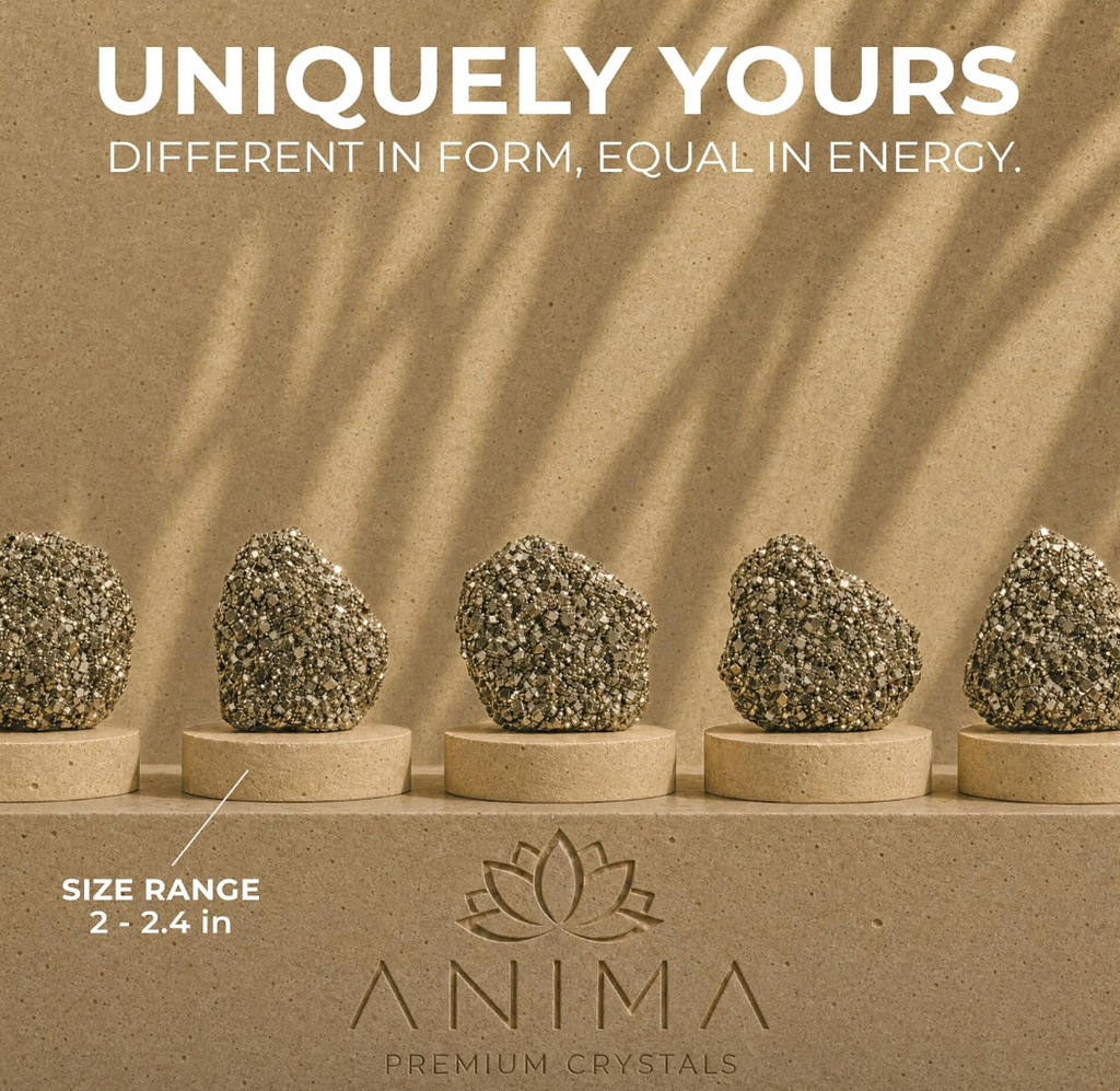 Anima® Large Raw Peruvian Pyrite Crystal