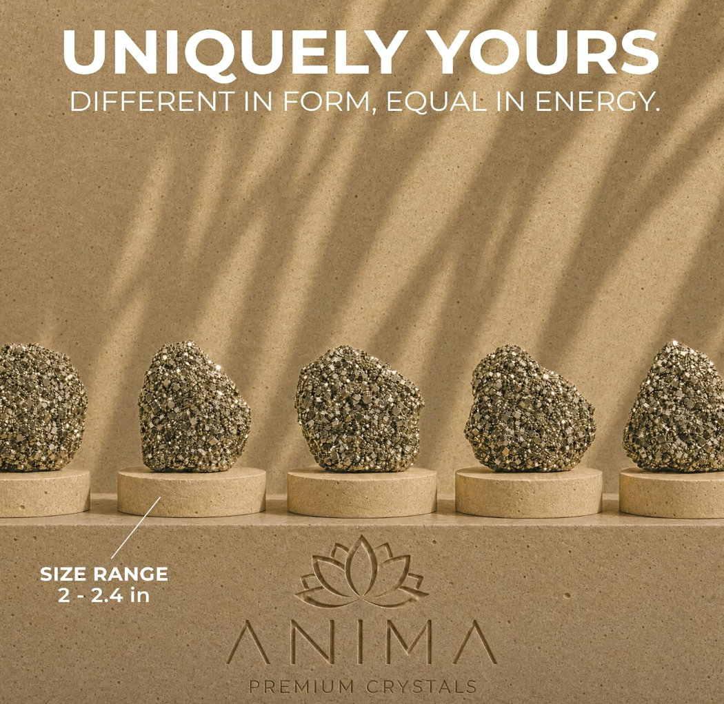 Anima® Large Raw Peruvian Pyrite Crystal