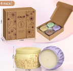 WarmEmbrace Scented Candle Set (4-Piece Luxury Collection)