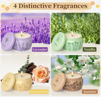 WarmEmbrace Scented Candle Set (4-Piece Luxury Collection)