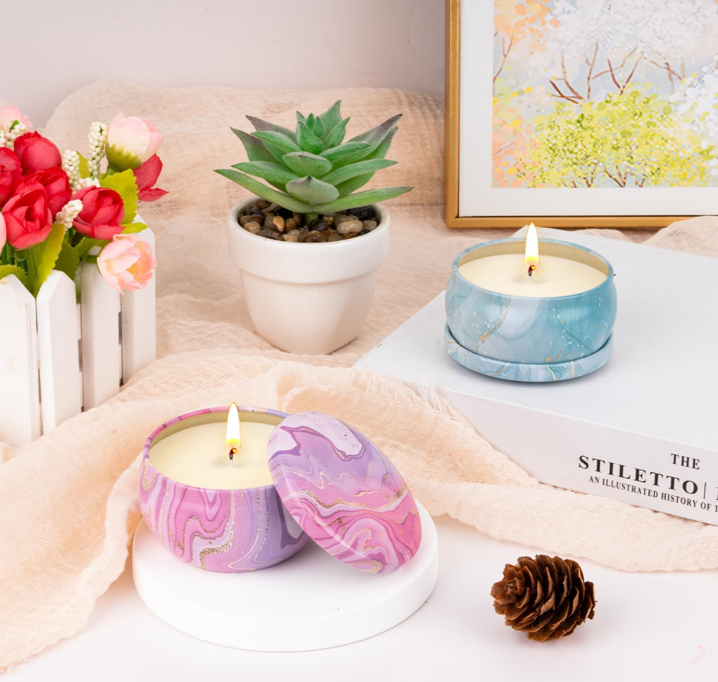 Premium Aromatherapy Scented Candles Gift Set (4-Pack)
