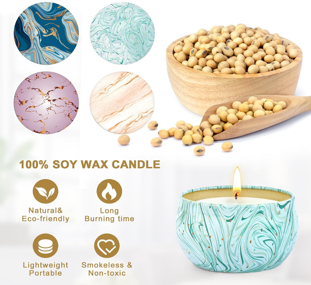 Luxury Aromatherapy Scented Candles Gift Set (4-Pack)