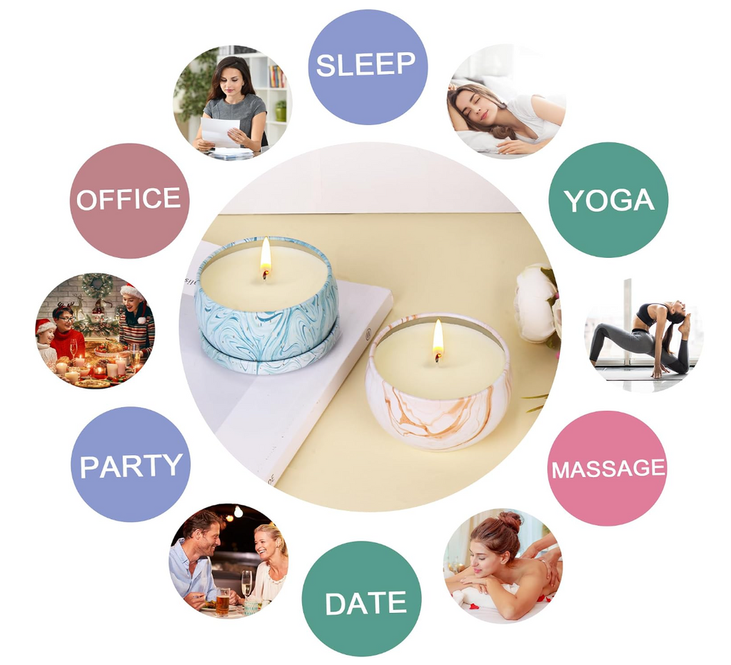 Luxury Aromatherapy Scented Candles Gift Set (4-Pack)