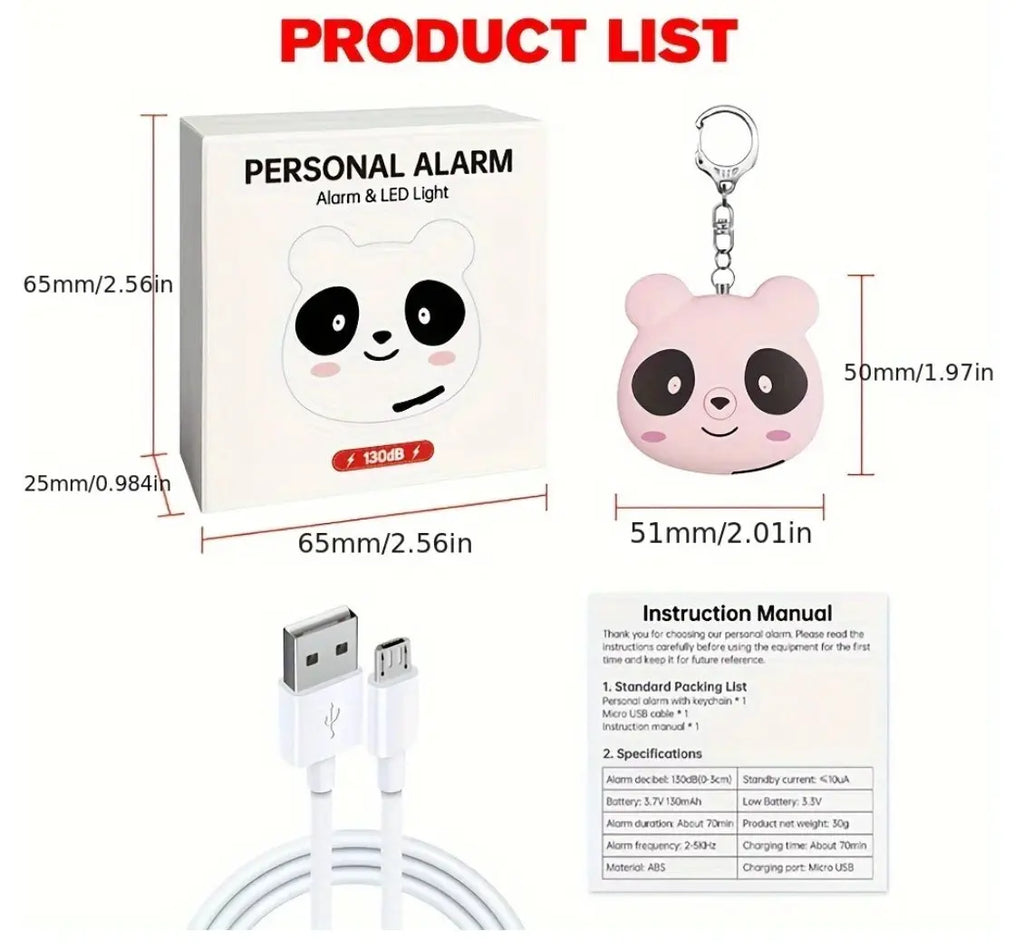 Women's Safety Alarm Keychain Anakha H. Nyx