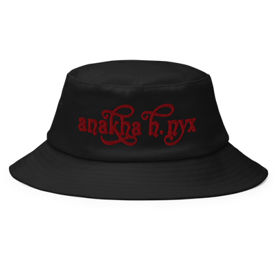Embrace the Mystery: Anakha H. Nyx Signature Bucket Hat | Gothic Esoteric Streetwear