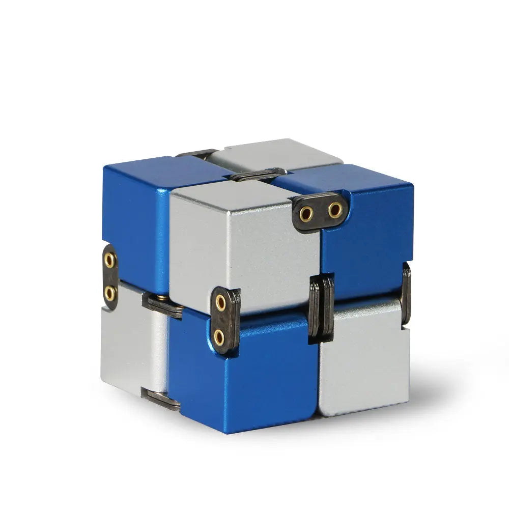 Aluminum Alloy Executive Kinetic Cube: Ergonomic Tactile Focus Tool Anakha H. Nyx