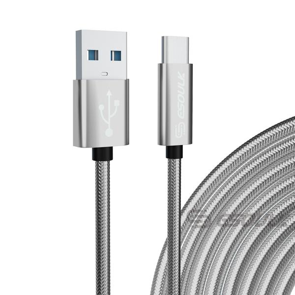 Esoulk Braided Type-C USB Cable (10 Feet)