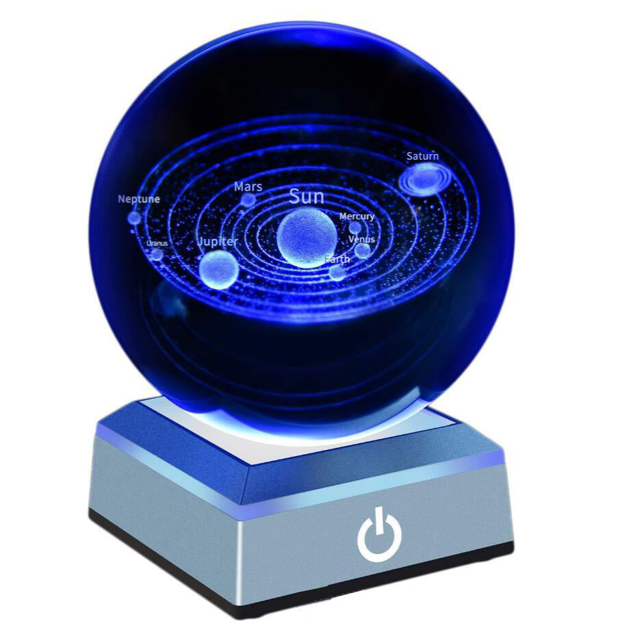 Cosmic Alignment: The Premium K9 Crystal Solar System Ornaments