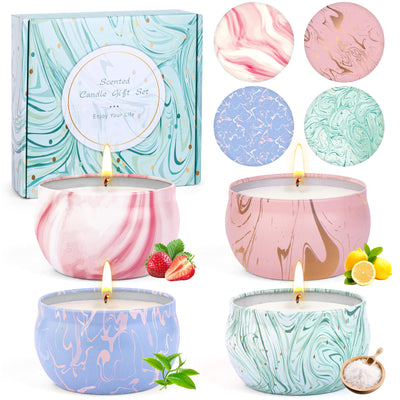 Luxury Aromatherapy Scented Candles Gift Set (4-Pack)