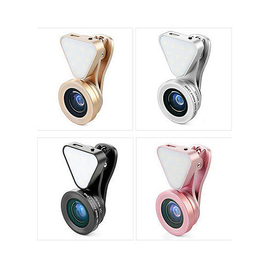 Glow Face 3-in-1 Photo Lens & LED Light