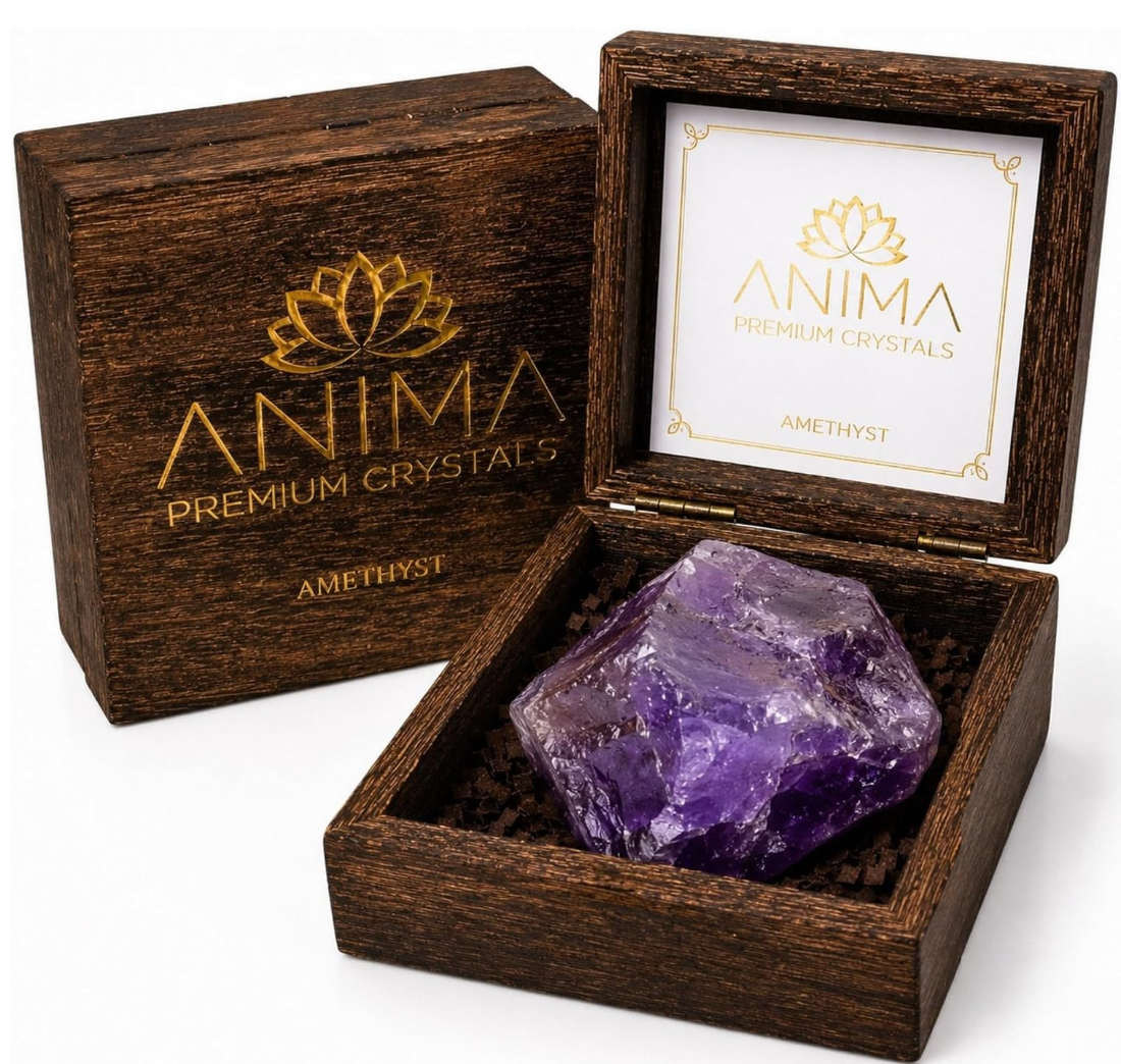 Anima® Large Raw Brazilian Amethyst Crystal