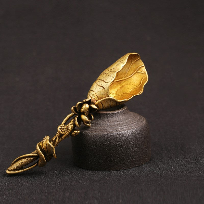 Lotus Tea Scoop Loose Leaf Shovel