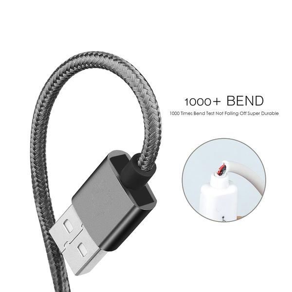Esoulk Braided Type-C USB Cable (10 Feet)