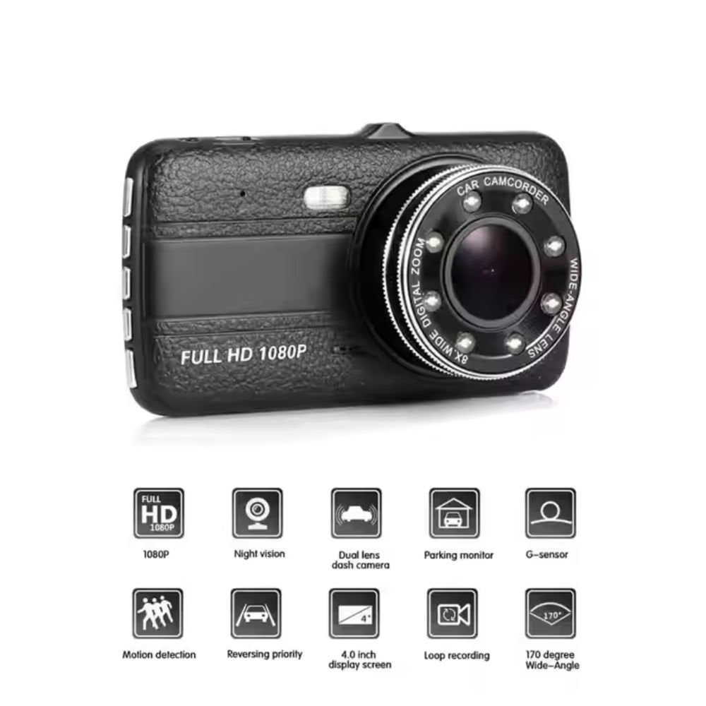Full HD 1080P Dual Lens Dash Camera