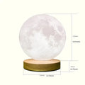 3D Levitating Moon Lamp | Magnetic Floating Lunar Night Light Anakha H. Nyx