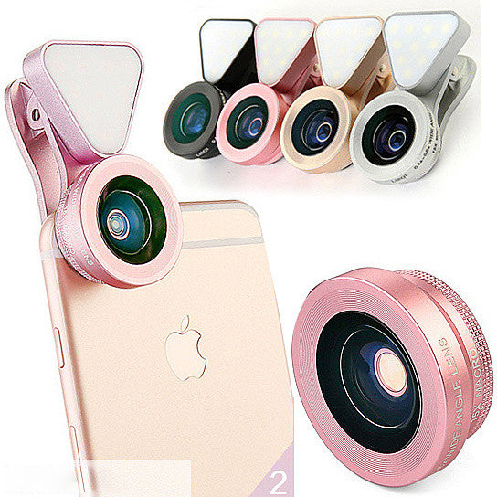 Glow Face 3-in-1 Photo Lens & LED Light