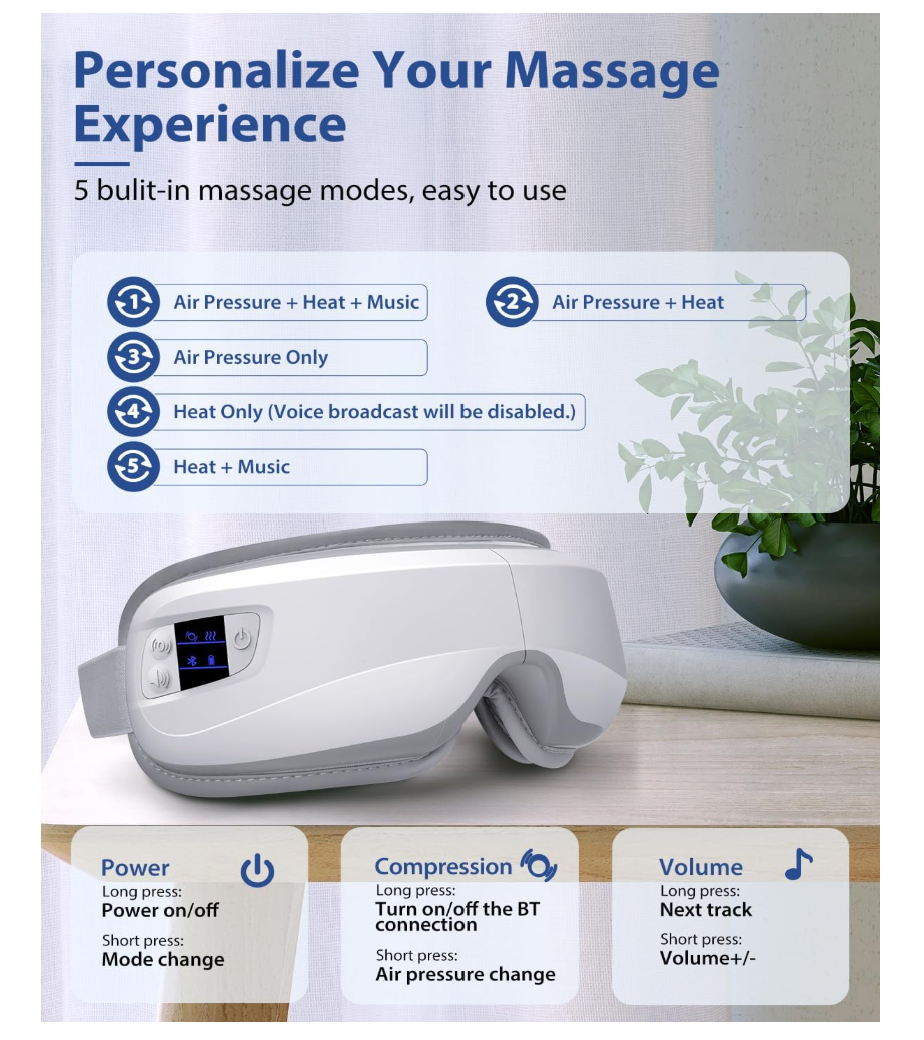 Burrki Smart Heated Eye Massager