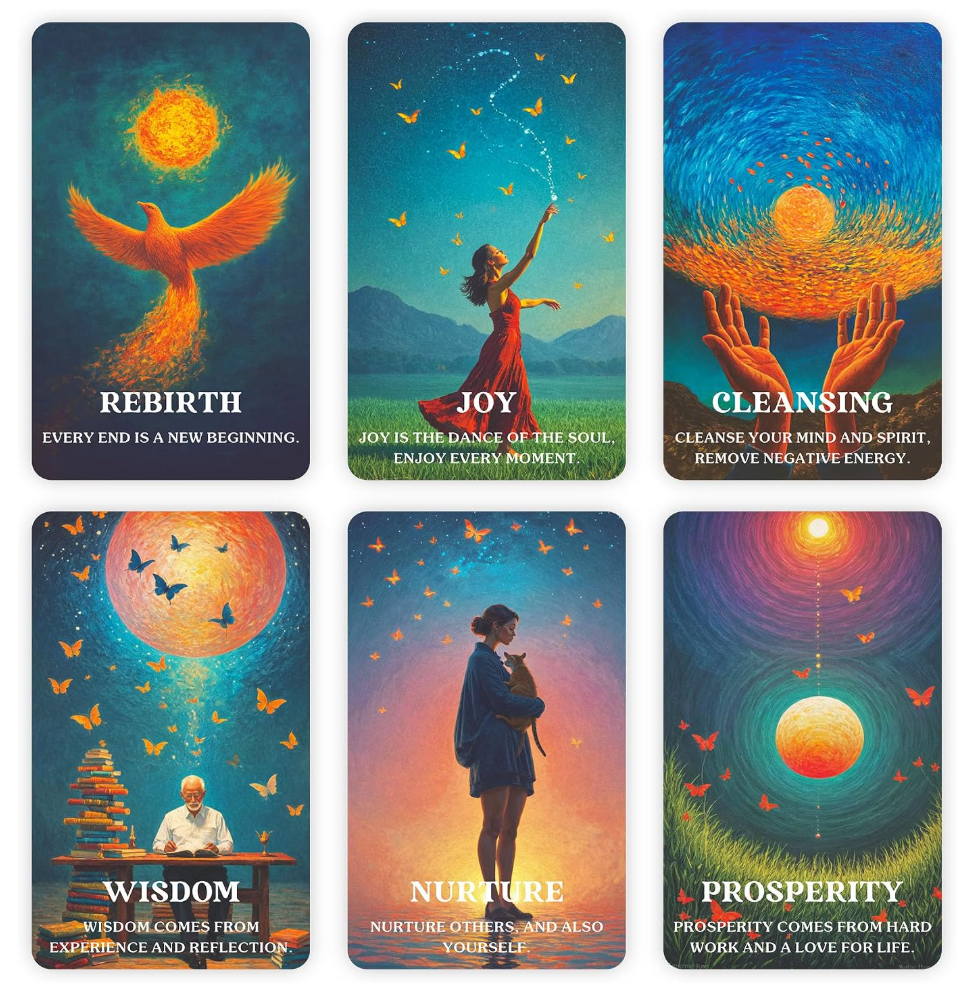 GZXINKE Cosmic Energy Oracle Cards