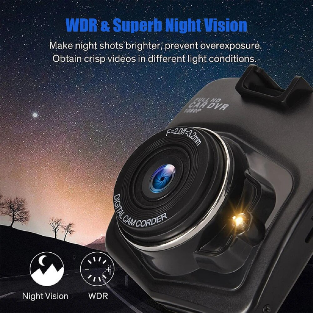 Full HD 1080p Car DVR Dash Camera