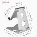 Premium Aluminum Alloy Stand – Foldable Multi-Angle Desktop Mount for Live Streaming Anakha H. Nyx