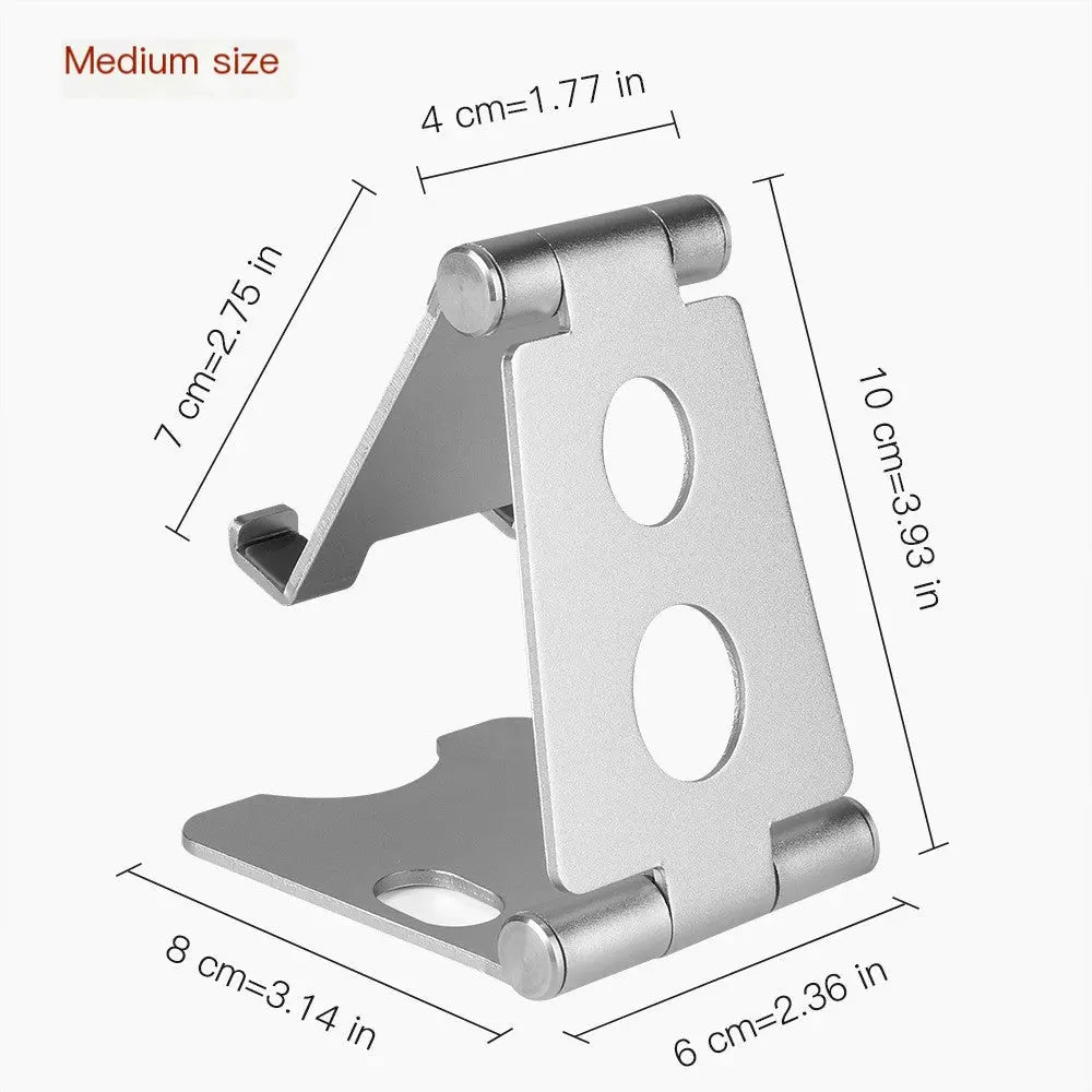 Premium Aluminum Alloy Stand – Foldable Multi-Angle Desktop Mount for Live Streaming Anakha H. Nyx