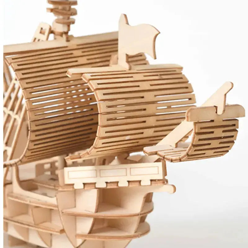 3D Wooden Sailboat Puzzle Anakha H. Nyx