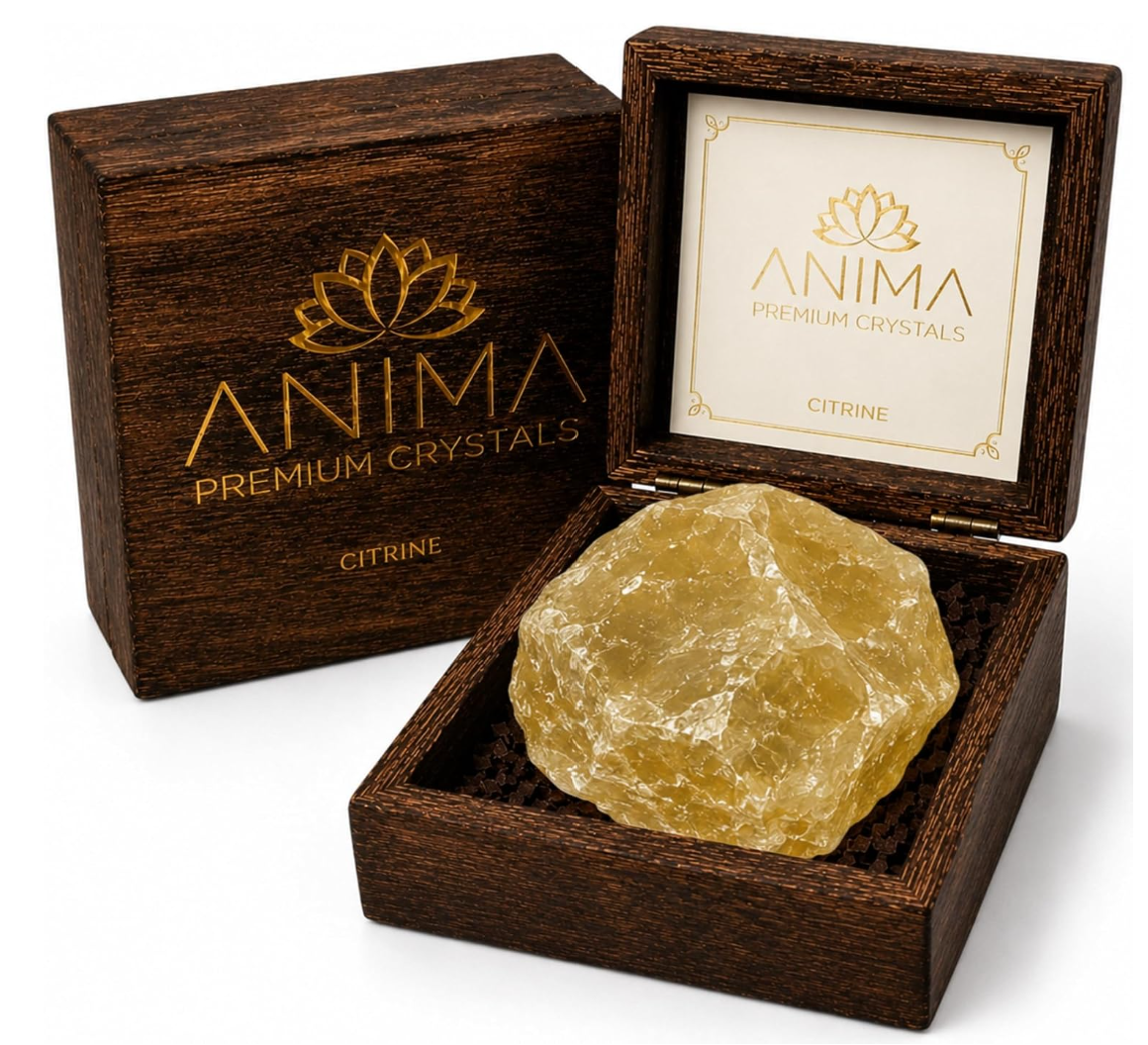 Anima® Large Raw Brazilian Citrine Crystal