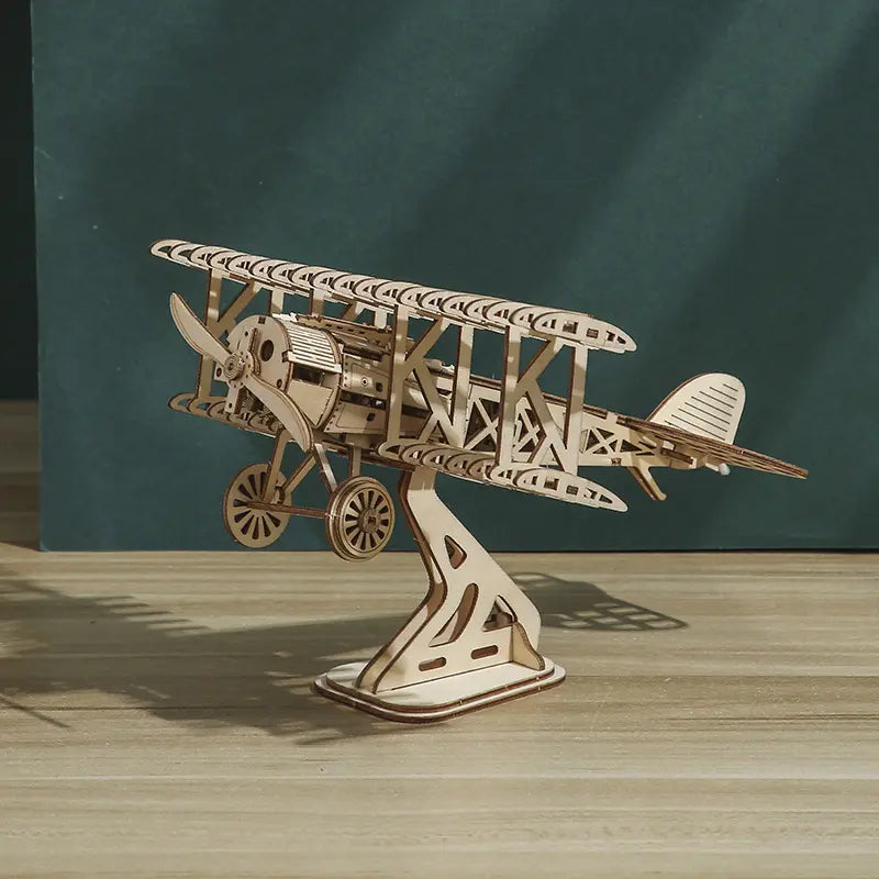 Handmade Wooden Aircraft Puzzle Anakha H. Nyx
