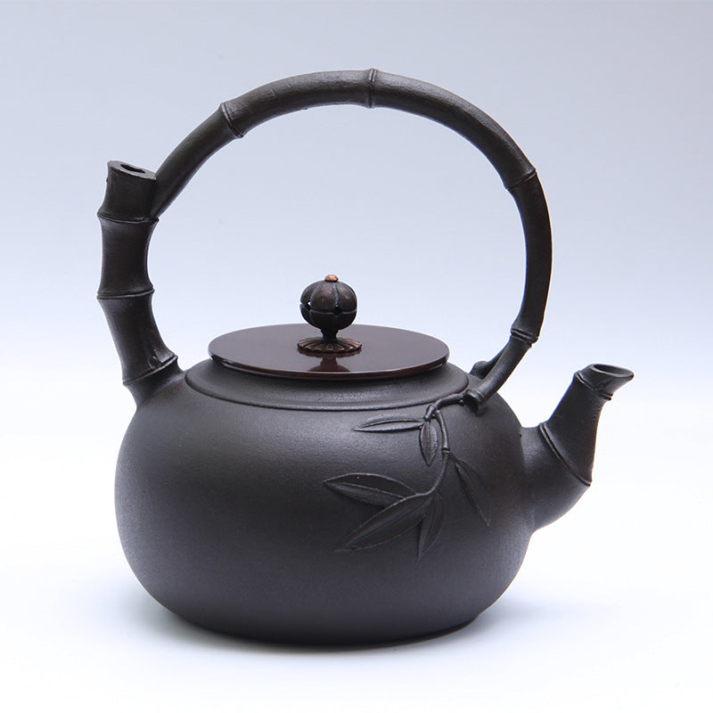 Master the Ritual: The Iron Catalyst 1.2L Handmade Cast Iron Teapot