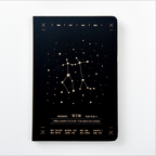 Zodiac Hardcover Journal - 192-Page Vintage Constellation Notebook