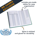 WE Games Chess Scorebook & Notation Book