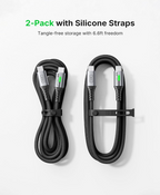 INIU 240W USB-C to USB-C Cable (6.6ft 2-Pack)