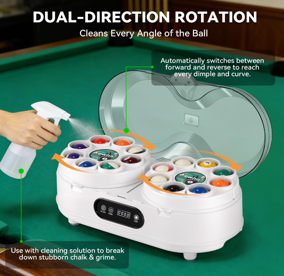 Newhai Dual-Motor Pool Ball Cleaner